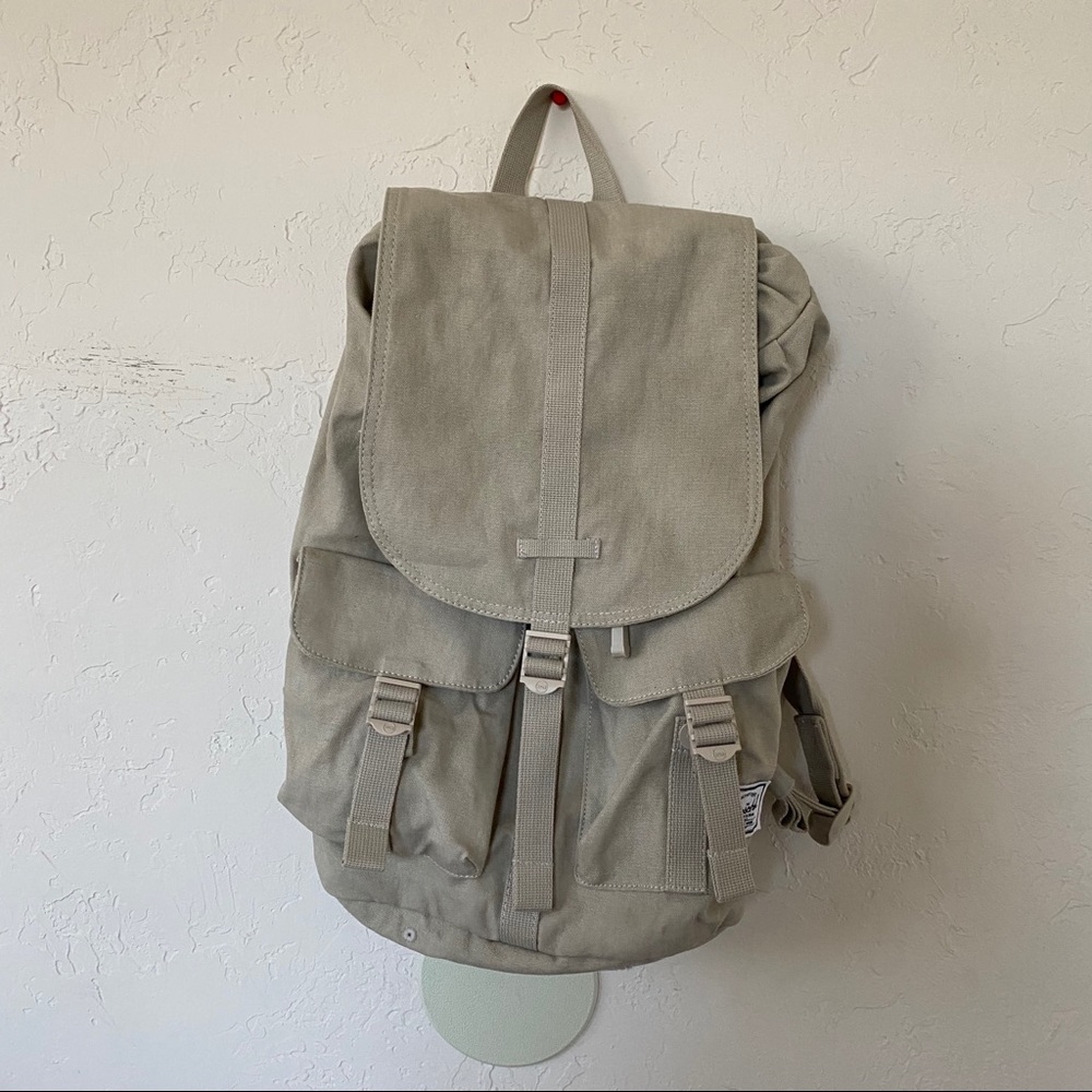 Herschel Beige Cotton Dawson Backpack